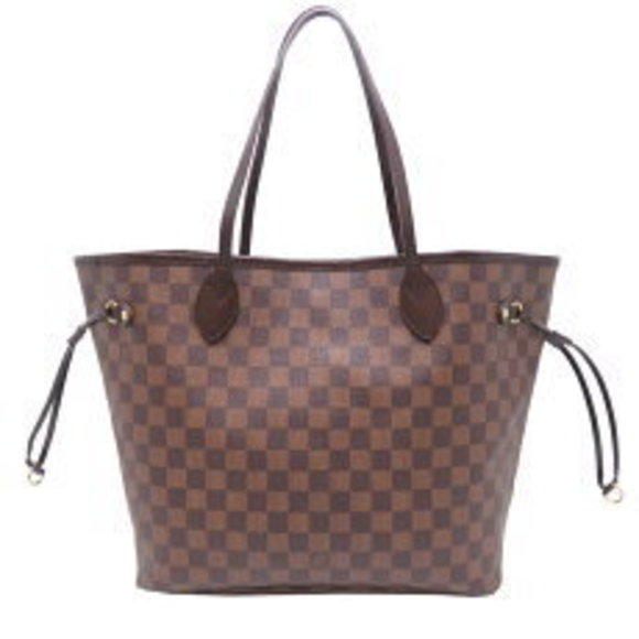 Louis Vuitton Brown Handbag Damier Neverfull - Picture 1 of 9